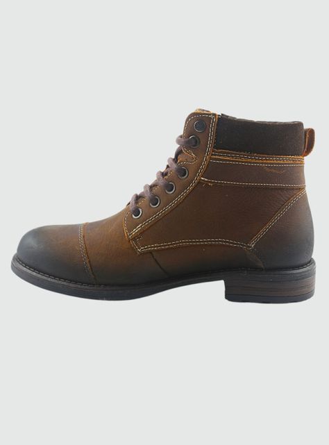 Botin Ferracini Hombre 9873 York Café Casual-1
