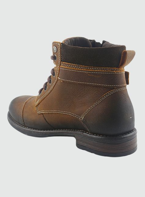 Botin Ferracini Hombre 9873 York Café Casual-3