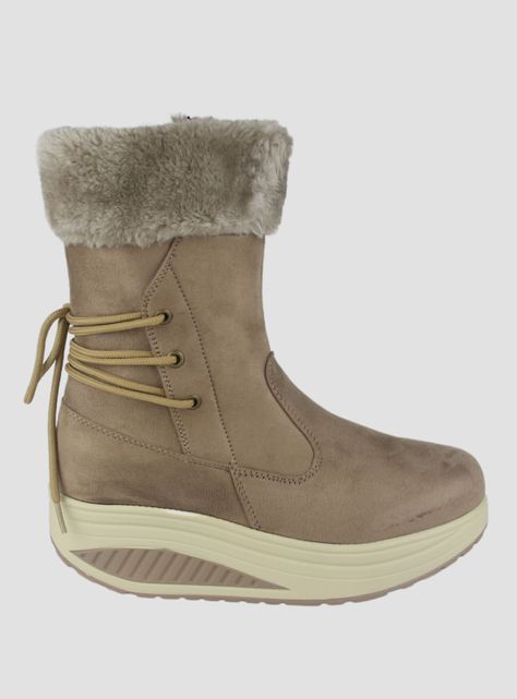 Botin Funway Mujer Tija-34 Beige Casual-0