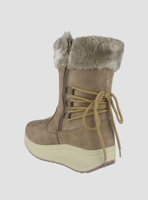 Botin Funway Mujer Tija-34 Beige Casual-3