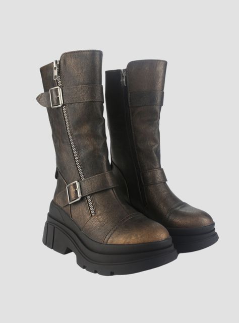 Bota Chalada Mujer Natirus-2 Café Casual-4