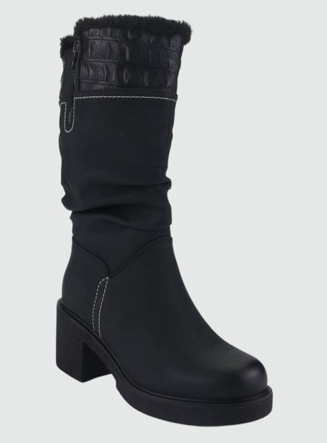Bota Dorette Mujer Utility-1 Negro Casual-2