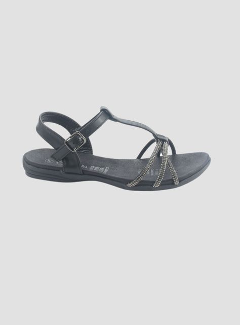 Sandalia Chalada Mujer Anatomic80 Negro Casual-0