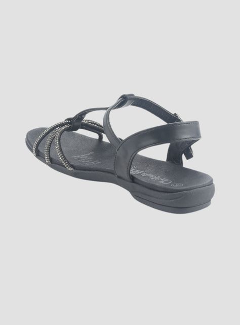 Sandalia Chalada Mujer Anatomic80 Negro Casual-3