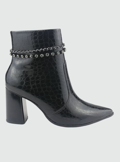 Botin Ramarim Mujer 2458104 Negro Casual-0