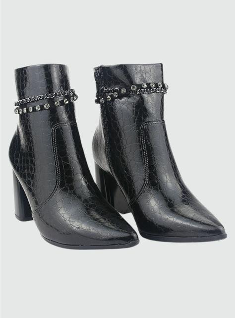 Botin Ramarim Mujer 2458104 Negro Casual-4