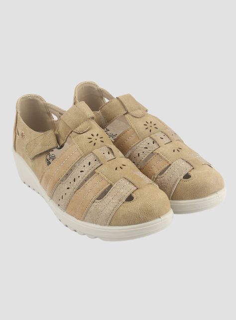 Zapato Chalada Mujer Deza-2 Beige Casual-4