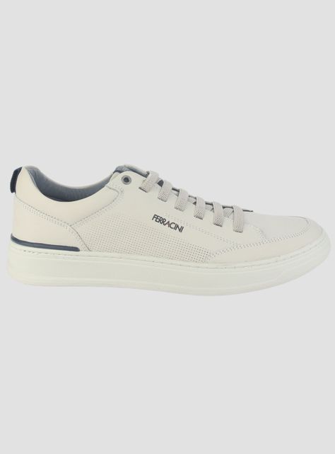 Zapatilla Ferracini Hombre 2072 Gold Blanco Urbano-0