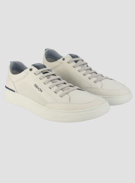 Zapatilla Ferracini Hombre 2072 Gold Blanco Urbano-4