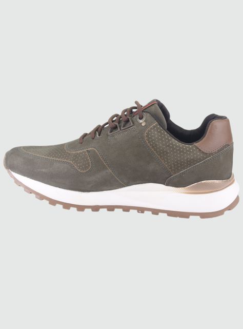 Zapato Ferracini Hombre 9357 Oliva Casual-1