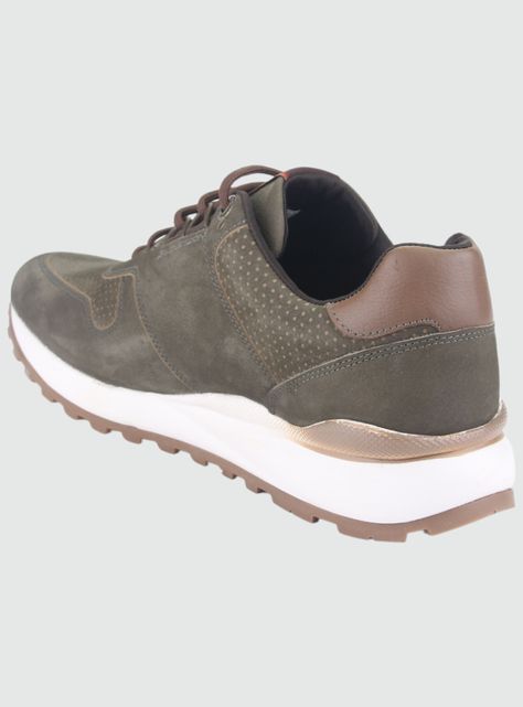 Zapato Ferracini Hombre 9357 Oliva Casual-3