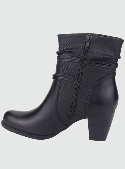Botin Chalada Mujer Ceta-20 Negro Casual-1