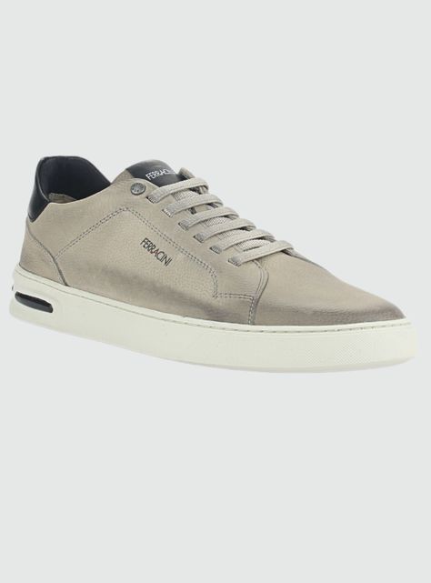Zapatilla Ferracini Hombre 1826 N Cinza Casual-2