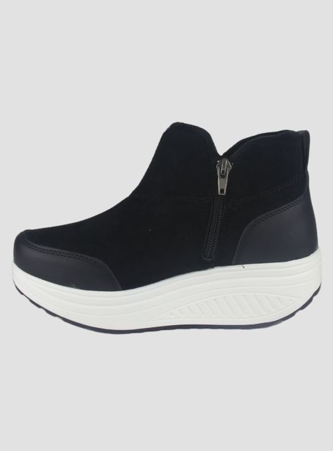 Botin Funway Mujer Tija-4 Negro Casual-1