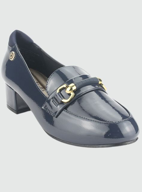 Mocasin Chalada Mujer Reyna-1 Azul Marino Casual-1