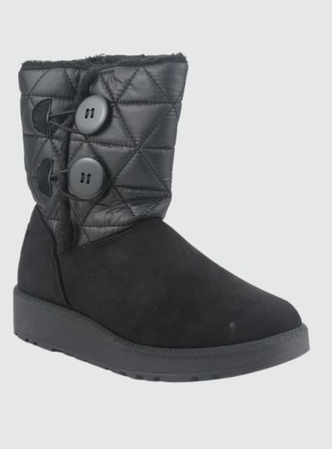 Botin Chalada Mujer Pinnew-21 Negro Casual-2