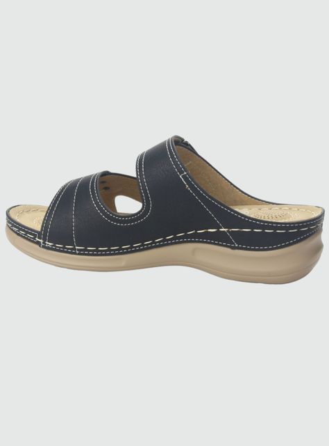 Sandalia Chalada Mujer Kon-12 Negro Casual-1