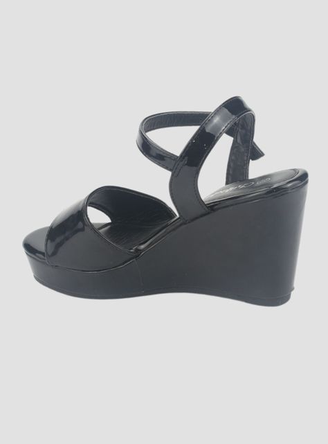 Sandalia Chalada Mujer Como-51 Negro Plataforma-3
