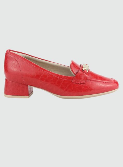 Zapato Chalada Mujer 2495304 Rojo Casual-0
