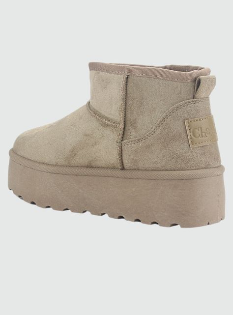 Botin Chalada Mujer Pinguih-1 Taupe Comfort-3