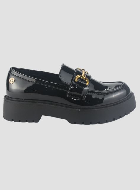 Mocasin Chalada Mujer Lenin-4 Negro Casual-0
