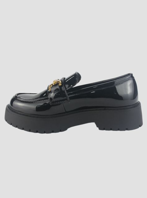 Mocasin Chalada Mujer Lenin-4 Negro Casual-1