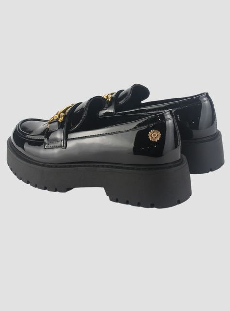 Mocasin Chalada Mujer Lenin-4 Negro Casual-5