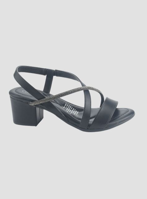 Sandalia Comfortflex Mujer 2457404 Negro Casual-0