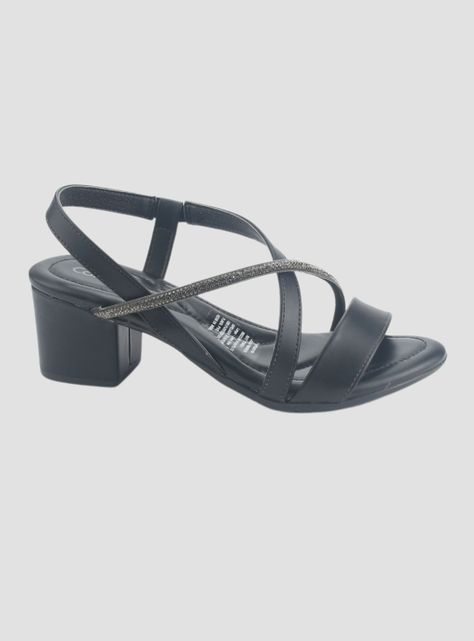 Sandalia Comfortflex Mujer 2457404 Negro Casual-2
