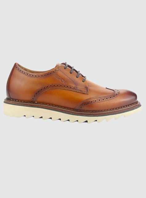 Zapato Ferracini Hombre 5876 F Whisky Casual-0