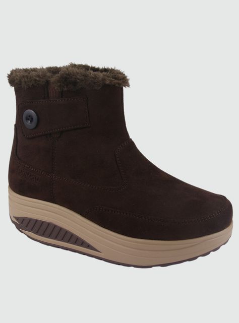 Botin Funway Mujer Tija-19 Café Casual-0