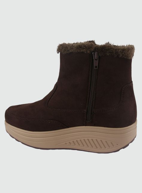 Botin Funway Mujer Tija-19 Café Casual-1