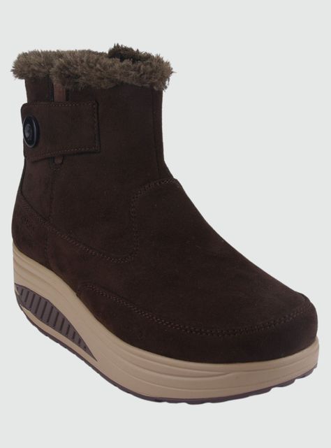 Botin Funway Mujer Tija-19 Café Casual-2