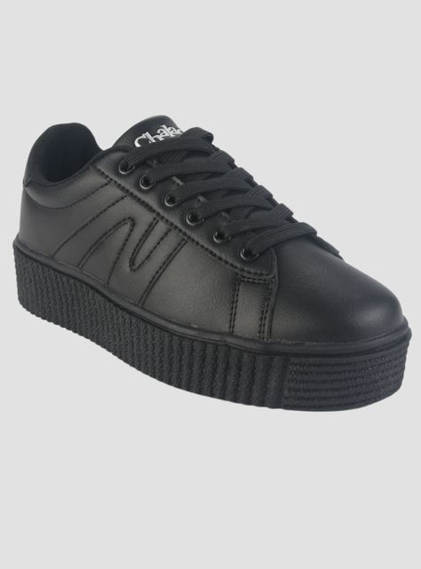 Zapatilla Chalada Mujer Flumi-10 Negro Urbano-2