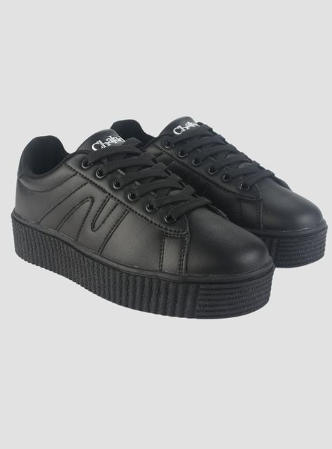 Zapatilla Chalada Mujer Flumi-10 Negro Urbano-4