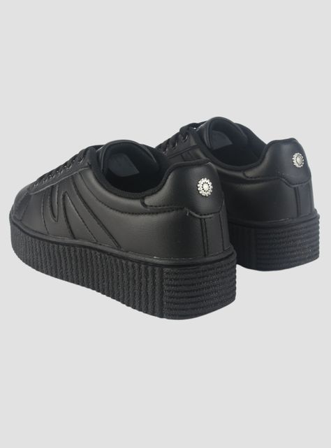 Zapatilla Chalada Mujer Flumi-10 Negro Urbano-5