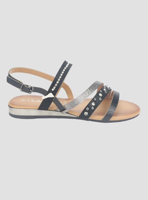 Sandalia Chalada Mujer Alki-6 Negro Casual-0