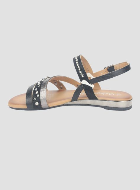 Sandalia Chalada Mujer Alki-6 Negro Casual-1