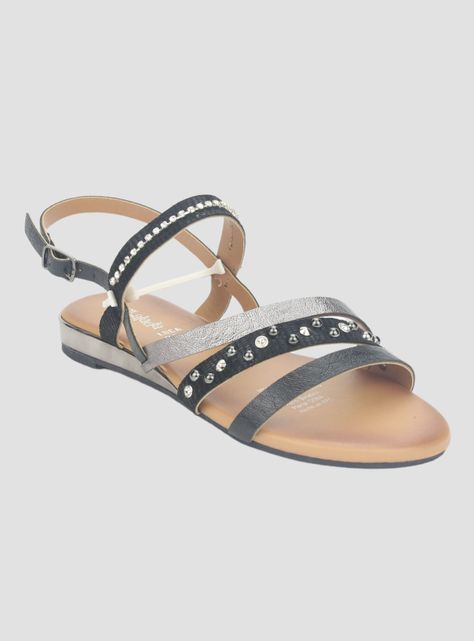 Sandalia Chalada Mujer Alki-6 Negro Casual-2