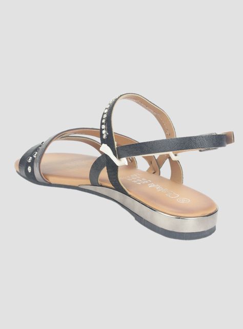 Sandalia Chalada Mujer Alki-6 Negro Casual-3