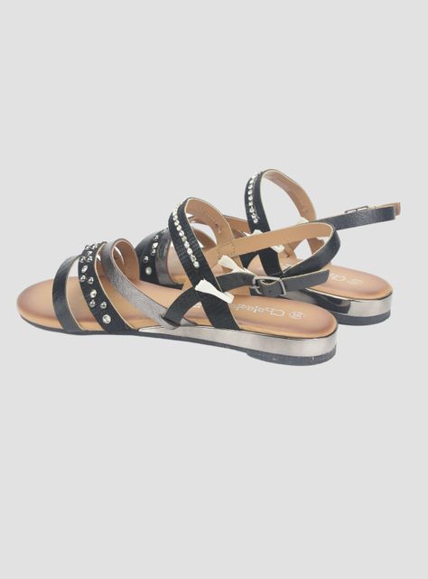 Sandalia Chalada Mujer Alki-6 Negro Casual-5
