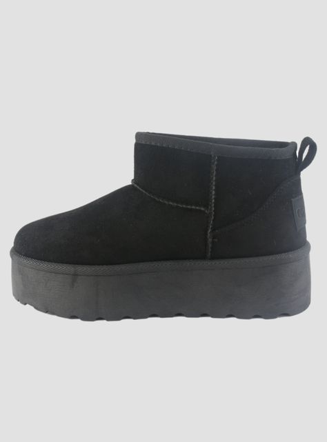 Botin Chalada Mujer Pinguih-1 Negro Comfort-1