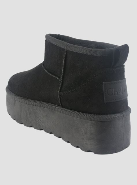 Botin Chalada Mujer Pinguih-1 Negro Comfort-3
