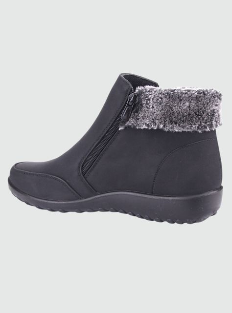 Botin Chalada Mujer Puba-1 Negro Casual-1
