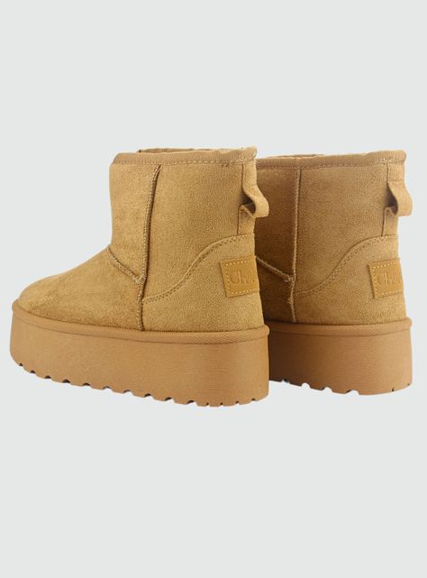 Botin Chalada Mujer Pinguih-2 Tostado Comfort-4
