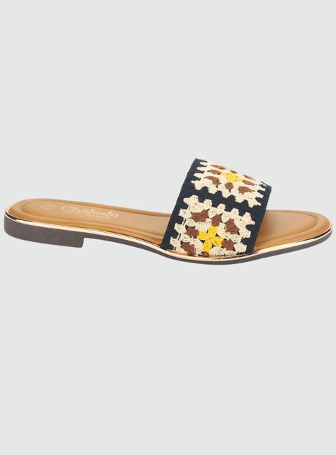 Sandalia Chalada Mujer Lila-15 Negro Casual-0
