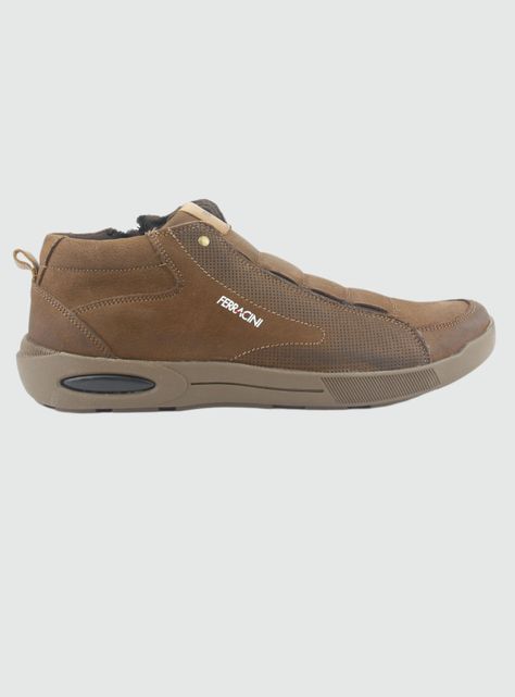 Zapatilla Ferracini Hombre 2266 N Café Casual-0