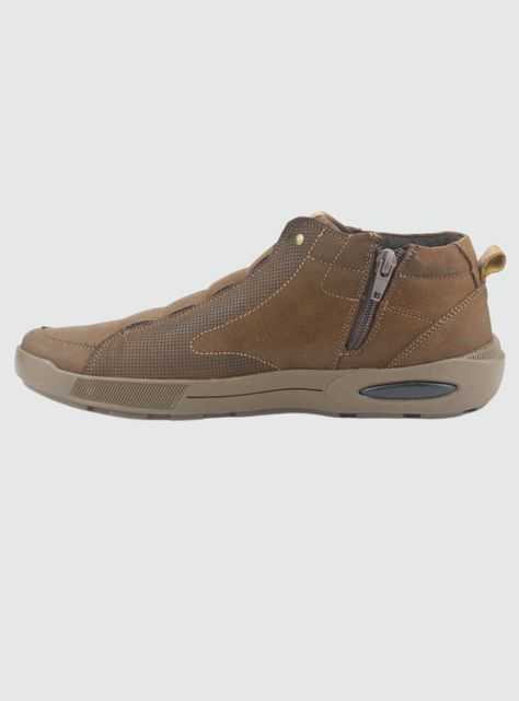 Zapatilla Ferracini Hombre 2266 N Café Casual-1