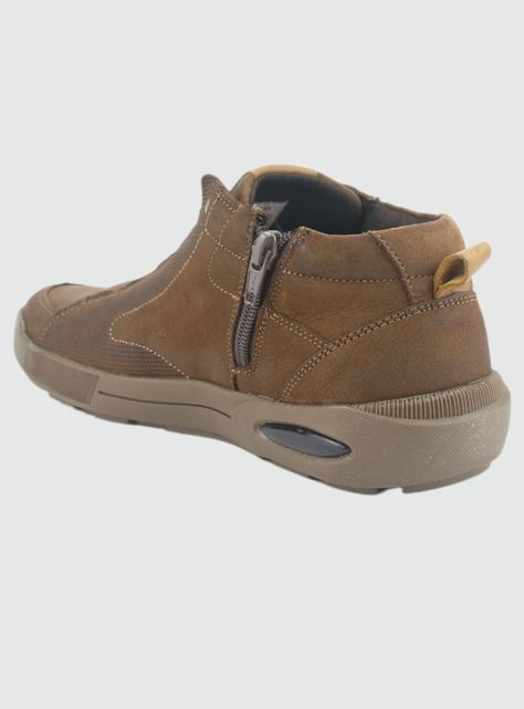 Zapatilla Ferracini Hombre 2266 N Café Casual-3