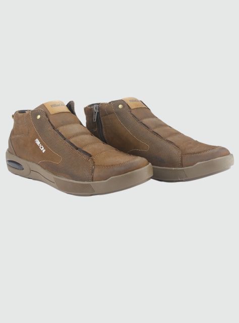 Zapatilla Ferracini Hombre 2266 N Café Casual-4